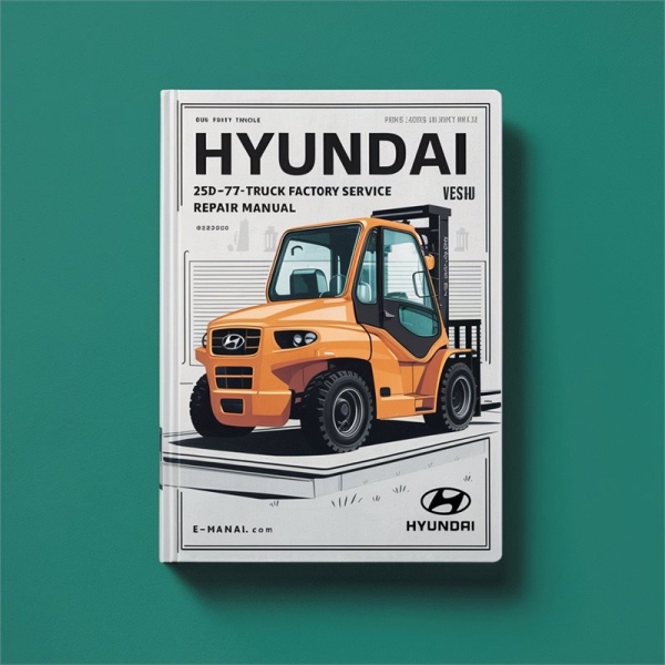 Hyundai 25D-7E Gabelstapler Werkstatthandbuch