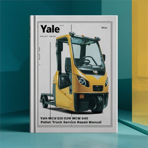 Yale MCW 020/030/040 Hubwagen Service- und Reparaturhandbuch