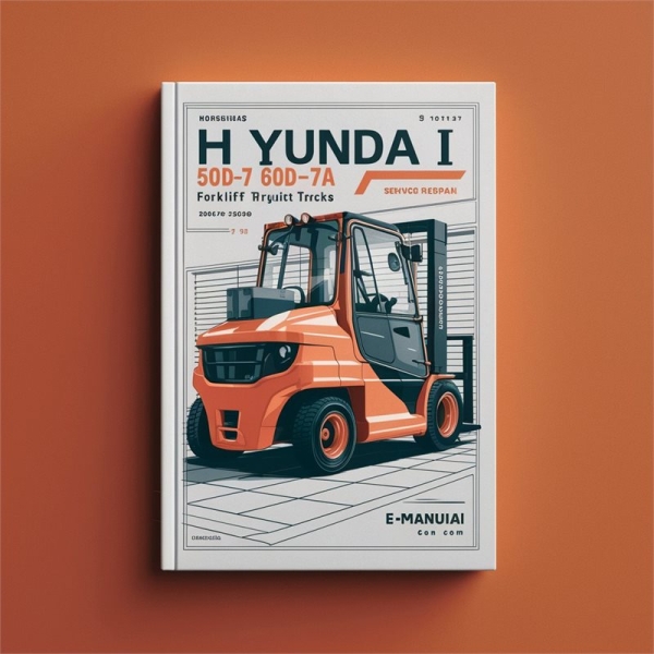 Hyundai Gabelstapler 50D-7A, 60D-7A, 70D-7A Service- und Reparaturhandbuch