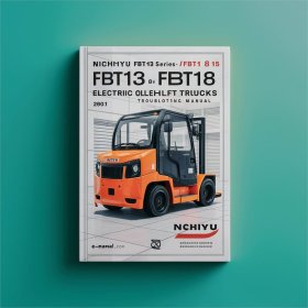 Nichiyu FBT-60 Serie: Fehlerbehebungshandbuch für Elektro-Hubwagen (FBT13, FBT15, FBT18)