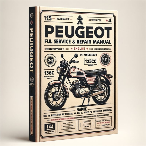 Peugeot FD1 4T 125cc Motor: Wartung & Reparaturhandbuch