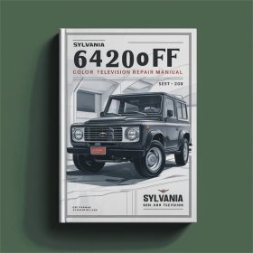 Sylvania 6420FF Color TELEVISION Repair Manual