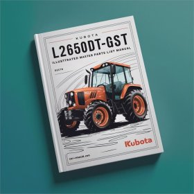 Kubota L2650DT-GST Traktor: Teileliste & Handbuch (PDF)