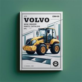 Volvo EW55B Minibagger Ersatzteilkatalog IPL Handbuch