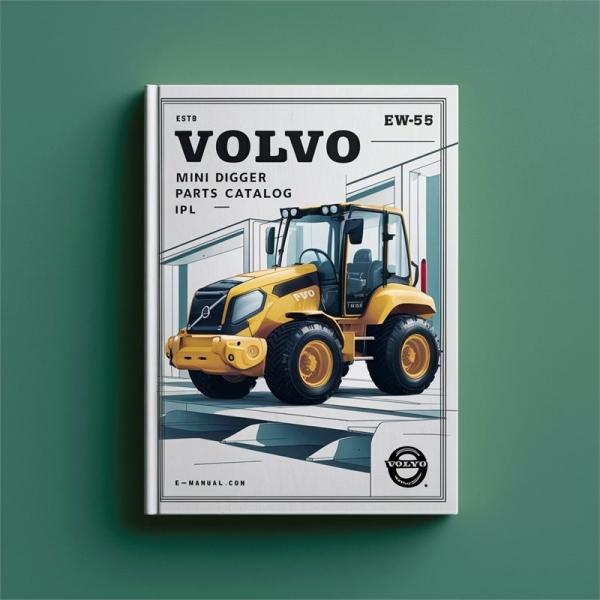 Volvo EW55B Minibagger Ersatzteilkatalog IPL Handbuch