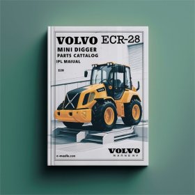 Volvo ECR28 Minibagger Ersatzteilkatalog IPL Handbuch