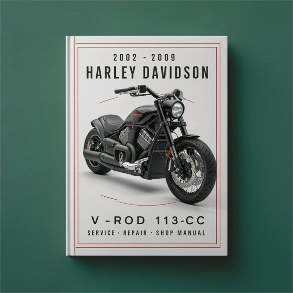 Harley Davidson VRSCA V-Rod 1131cc Werkstatt-Handbuch (2002-2009)
