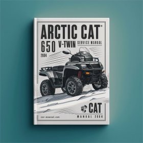 Arctic Cat 650 V-Twin ATV Servicehandbuch 2004