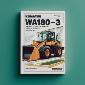 Komatsu WA180-3 Wheel Loader Service Repair Manual
