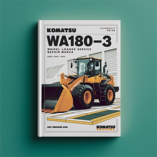 Komatsu WA180-3 Wheel Loader Service Repair Manual