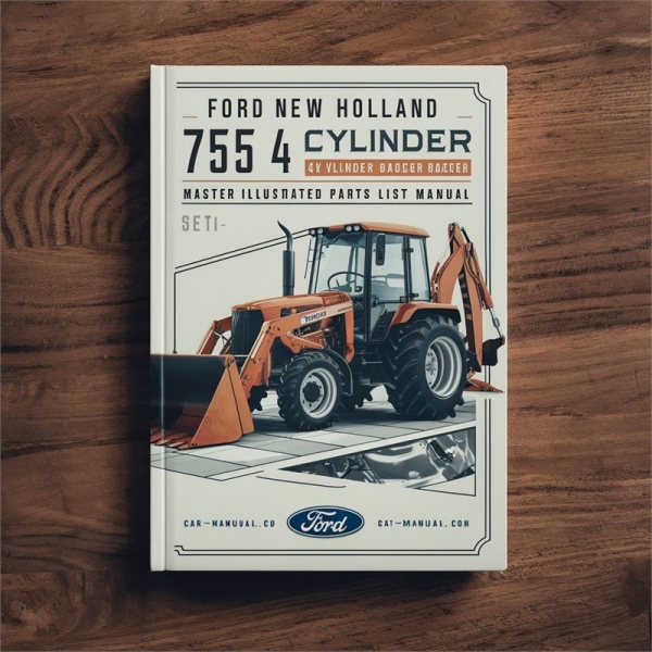Ford New Holland 755 4-Zylinder Traktorlader Baggerlader Ersatzteilkatalog PDF Download
