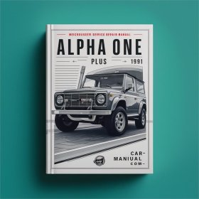 Mercruiser Alpha One Gen 3 Servicehandbuch 1991
