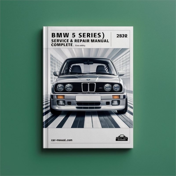 BMW 5 Series (E34) Service & Repair Manual Complete (English German)