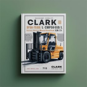 Gabelstapler Werkstatthandbuch Clark SF50-75sD/L CMP50-75sD/L (SM-713)