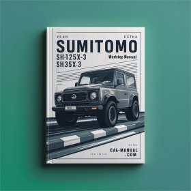 Sumitomo SH125X-3/SH135X-3 Werkstatt Handbuch