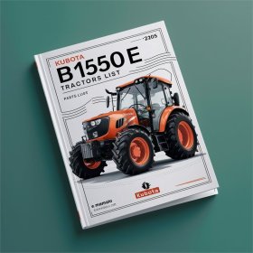 Kubota B1550E Traktoren Ersatzteilliste