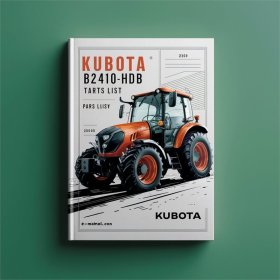 Kubota B2410HSDB Traktoren Ersatzteilliste