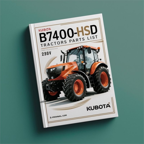Kubota B7400HSD Traktoren Ersatzteilverzeichnis
