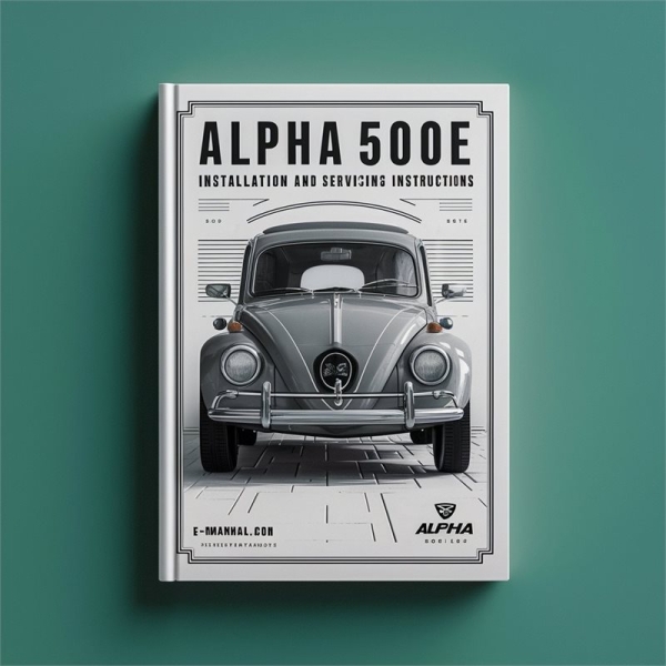 Alpha 500E: Installations- und Bedienungsanleitung