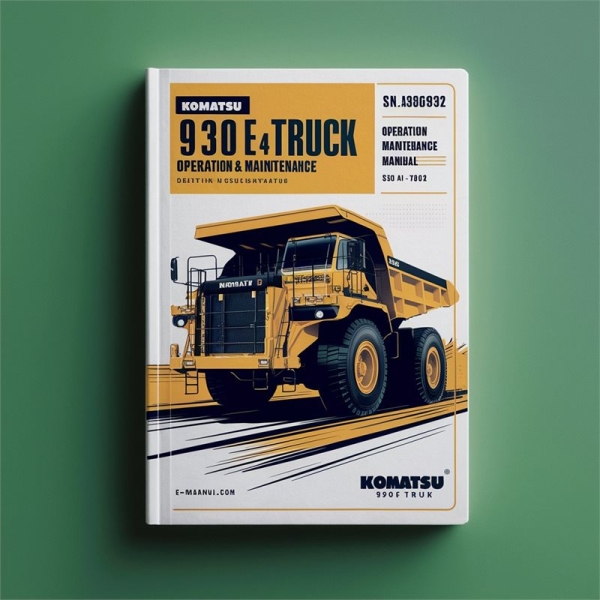 Komatsu 930E-4 Muldenkipper Betrieb & Wartungshandbuch (SN: A30601-A30692)