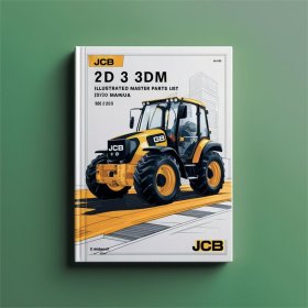 JCB 2D 3 3DM - Illustriertes Ersatzteilliste Handbuch (9802/2010 M555001 bis M125000)