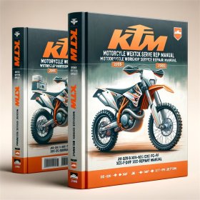 KTM 250 SX-F EXC-F EXC-F SIX DAYS XCF-W XC-F SXS-F Motorcycle Workshop Service Repair Manual 2005-2008 (De-En-Fr-It-Es)