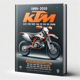 1999-2010 KTM 125 144 150 200 SX SXS MXC EGS EXC EXC SIX DAYS XC XC-W Workshop Service Repair Manual 1999 2000 2001 2002 2003 2004 2005 2006 2007 2008 2009 2010