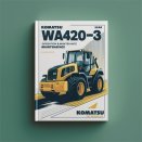 Komatsu WA420-3 Wheeled Excavator Operation & Maintenance Manual