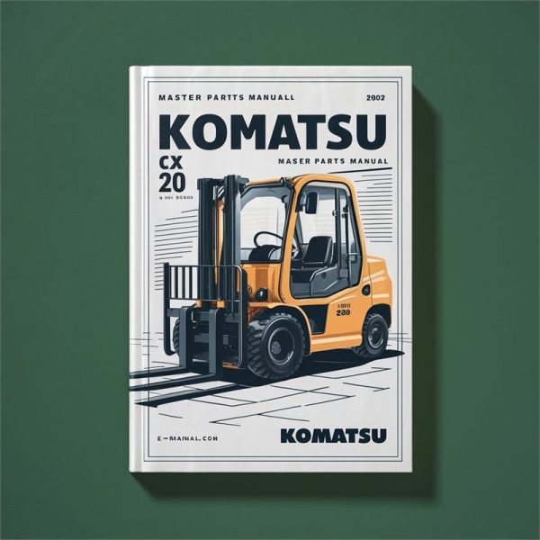 Komatsu CX 20 Gabelstapler - Ersatzteilhandbuch (PDF)