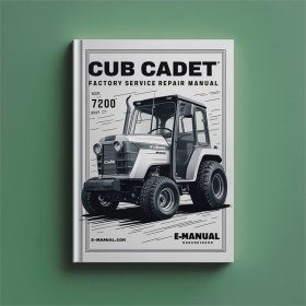 Cub Cadet 7200 Werkstatthandbuch