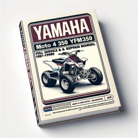 Yamaha MOTO 4 350 YFM350 ATV Full Service & Repair Manual 1987-1990