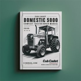 Cub Cadet Domestic Series 5000 Kompakt-Traktor Werkstatt-Reparaturanleitung