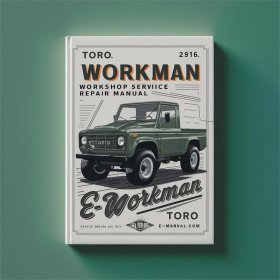 Toro Workman MDE Werkstatt-Servicehandbuch (PDF)