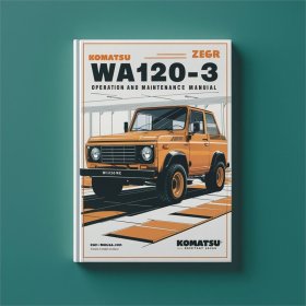 Komatsu WA120-3 operation and maintenance Manual. WA120-3MC