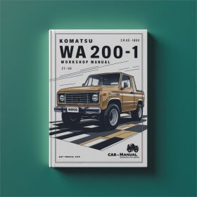 Komatsu WA200-1 Workshop Manual