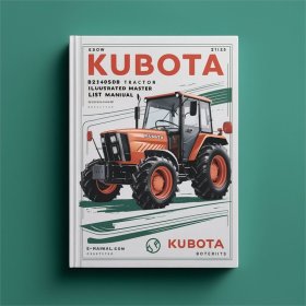Kubota B2410HSDB Traktor: Ersatzteilkatalog