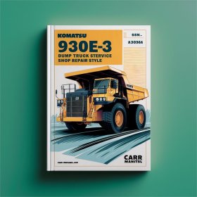 Komatsu 930E-3 Kipplaster Werkstatt-Handbuch (ab S/N: A30364) PDF Download
