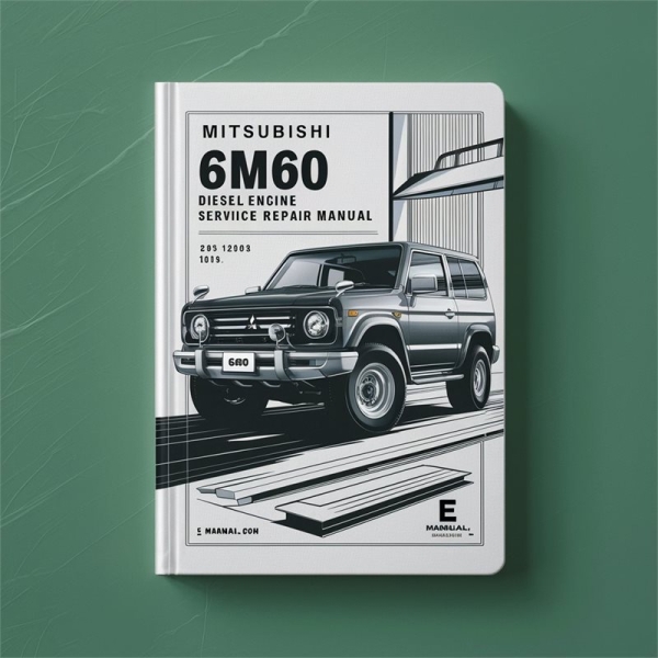 Mitsubishi 6M60 Dieselmotor Service- und Reparaturhandbuch