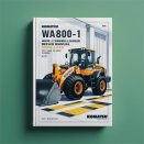 Komatsu WA800-1 WA800-2 Wheel Loader Service Repair Manual (SN: 10001-10499 10501 and up)