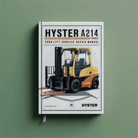 Hyster Gabelstapler A214 H18.00XM-12EC Service- und Reparaturhandbuch