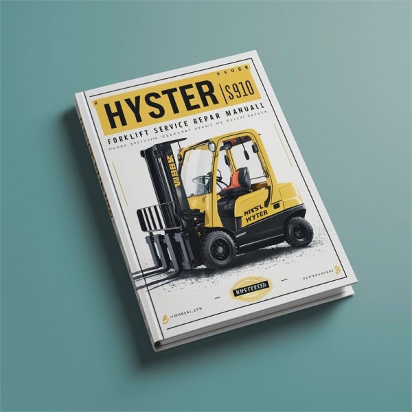 Hyster B010 (S35XL) Gabelstapler - Service- und Reparaturhandbuch