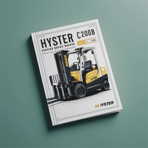 Hyster C007 (P200B) Gabelstapler Service- und Reparaturhandbuch