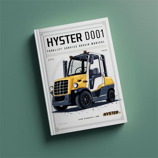 Hyster D001 (H25XM) Gabelstapler - Service- und Reparaturhandbuch
