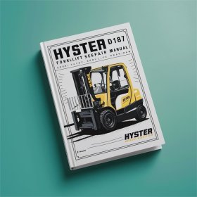 Hyster D187 (S55XM) Gabelstapler - Service- und Reparaturhandbuch