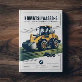 Komatsu WA380-6 Wheel Loader Complete Workshop Service Repair Manual