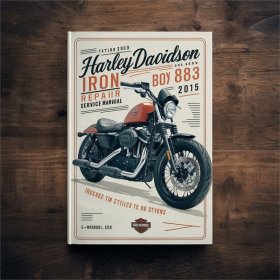 Harley Davidson XL883N Iron 883 2015 Reparaturhandbuch