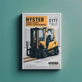 Hyster C177 (H2.00XL Europa) Gabelstapler Service- und Reparaturhandbuch