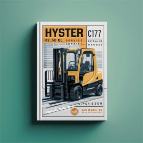 Hyster C177 (H2.50XL Europa) Gabelstapler - Service- und Reparaturhandbuch
