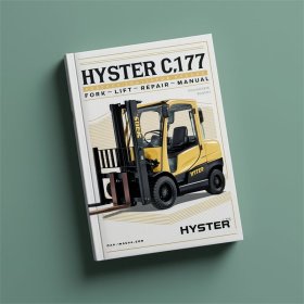 Hyster C177 (H3.00XL Europe) Gabelstapler Service- und Reparaturhandbuch