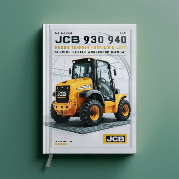 JCB 926/930/940 Geländestapler Wartungs- und Reparaturhandbuch